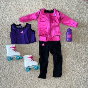 American Girl Doll Roller Skating Outfit